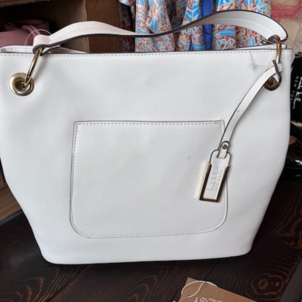Nicole Miller of New York White Handbag